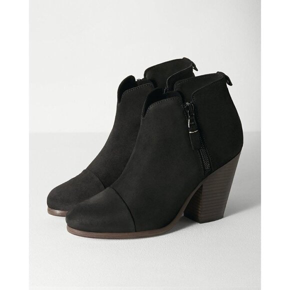 rag & bone Suede Classic Margot Boots Black Womens Size 38 - Picture 1 of 10